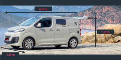 Déplacez vous en toute liberté sans contraintes (dimensions du modèle XS)